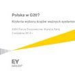 Polska w G20? Jesteśmy ważni systemowo, ale musimy zacząć myśleć bardziej globalnie