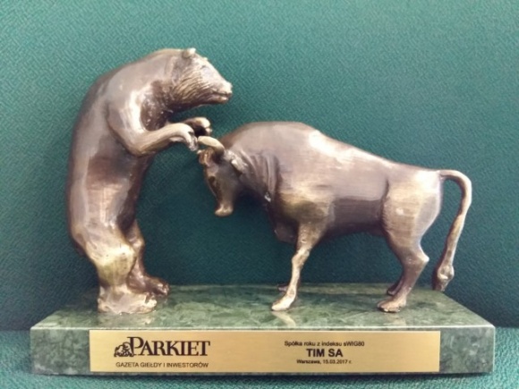 TIM z nagrodą „Byki i Niedźwiedzie”